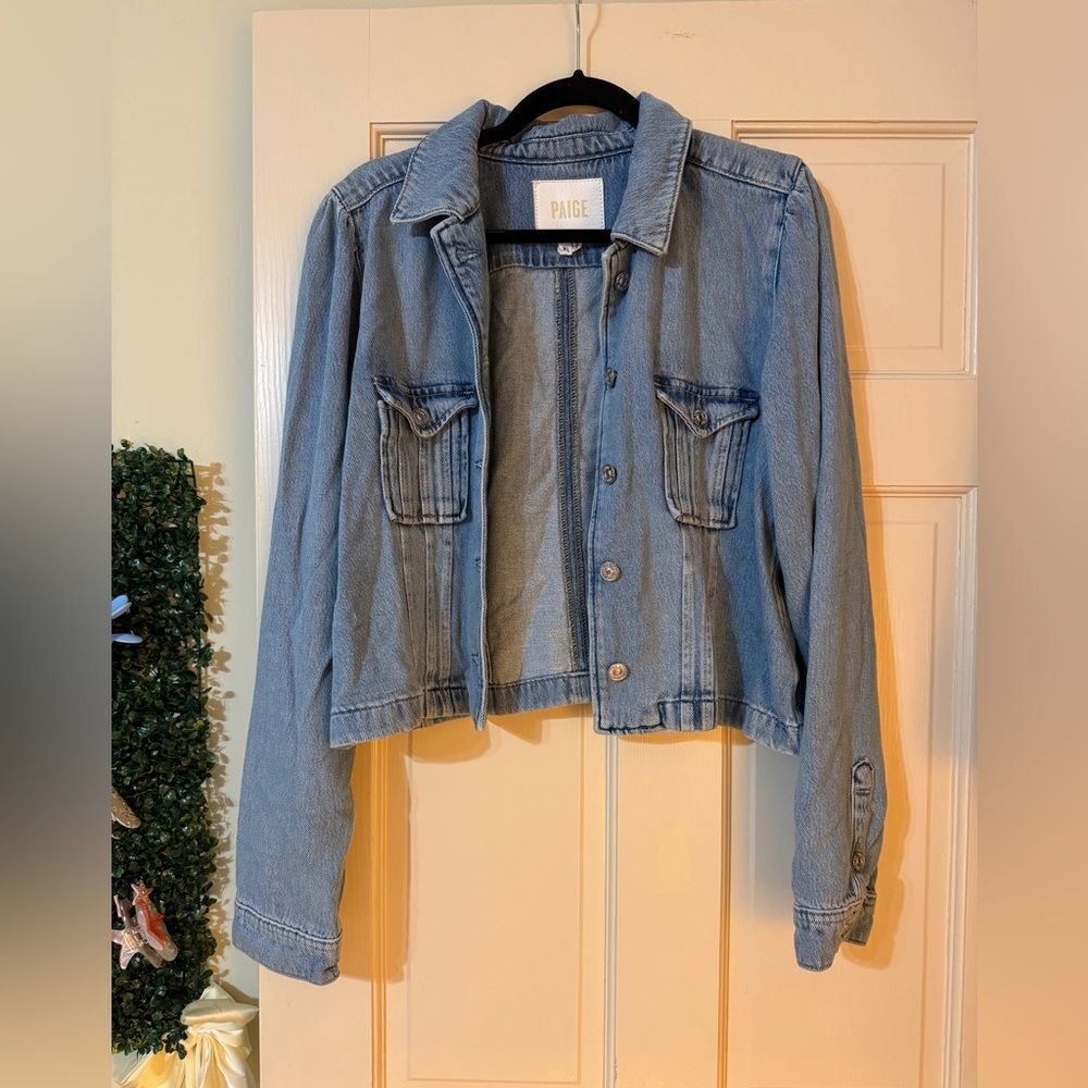 Women’s Paige Cropped Denim Pacey Jacket XL